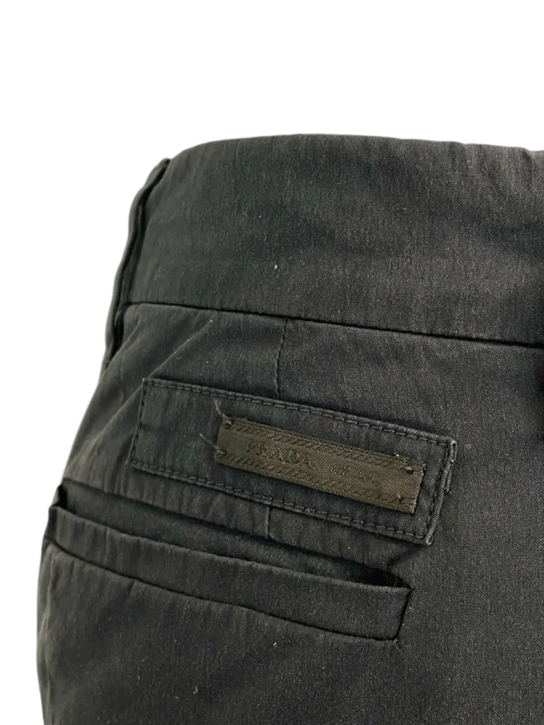 Pantaloni a sigaretta in cotone., foto 6 di 7