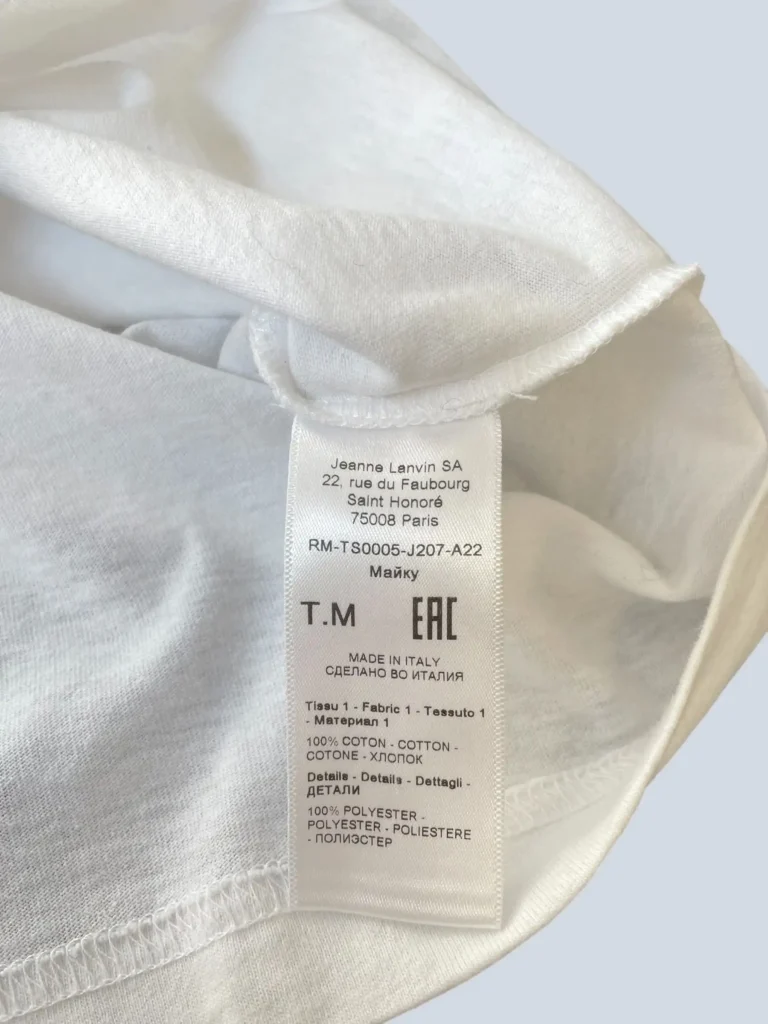 T-shirt in cotone con logo ricamato, M., foto 6 di 8