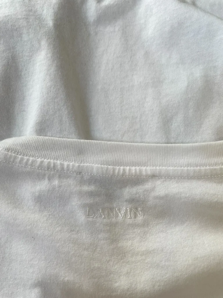 T-shirt in cotone con logo ricamato, M., foto 5 di 8