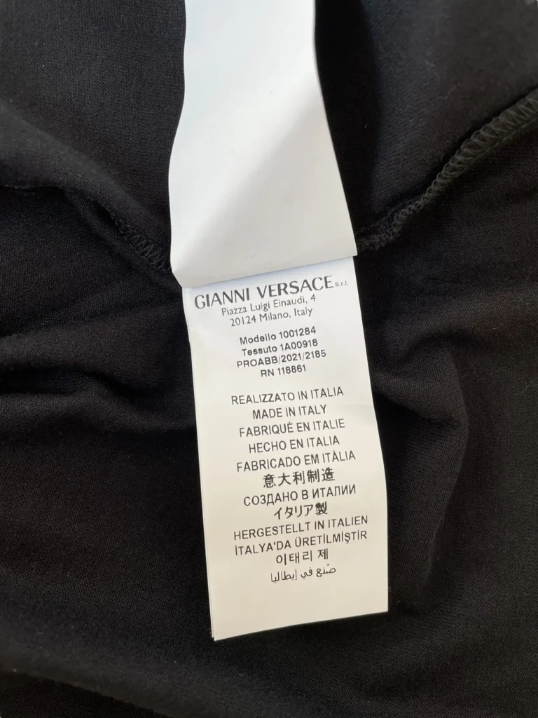 T-shirt in cotone logo ricamo, XL., foto 7 di 7