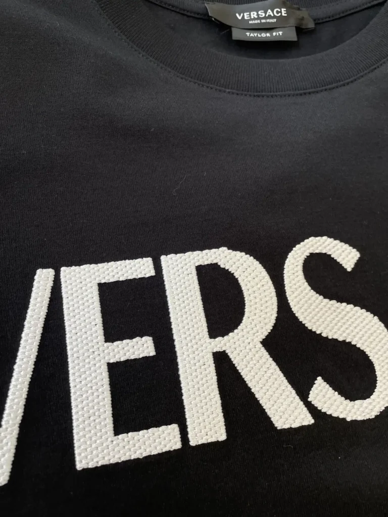 T-shirt in cotone logo ricamo, XL., foto 5 di 7