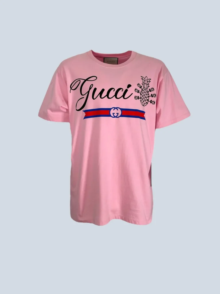 T-shirt in cotone logo e ananas, S.