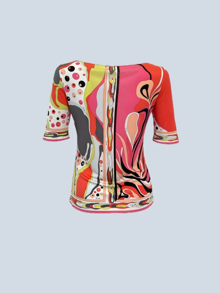 T-shirt in seta fantasia, 40., foto 3 di 7