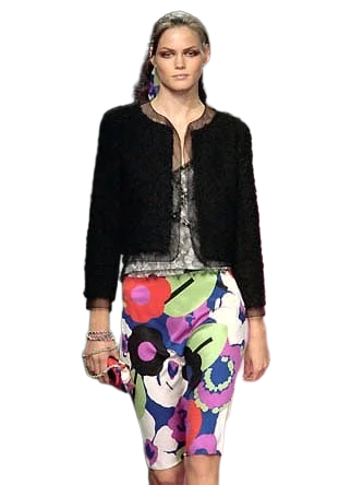 Multicolor patterned silk suit, photo 10 of 10