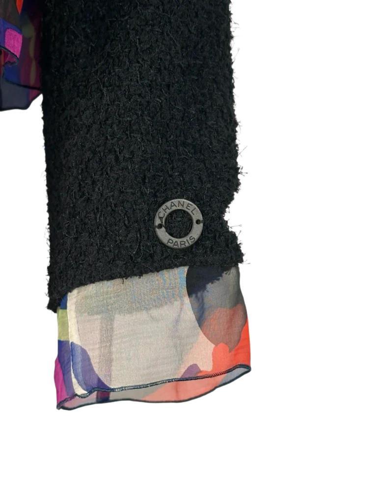 Multicolor patterned silk suit, photo 7 of 10