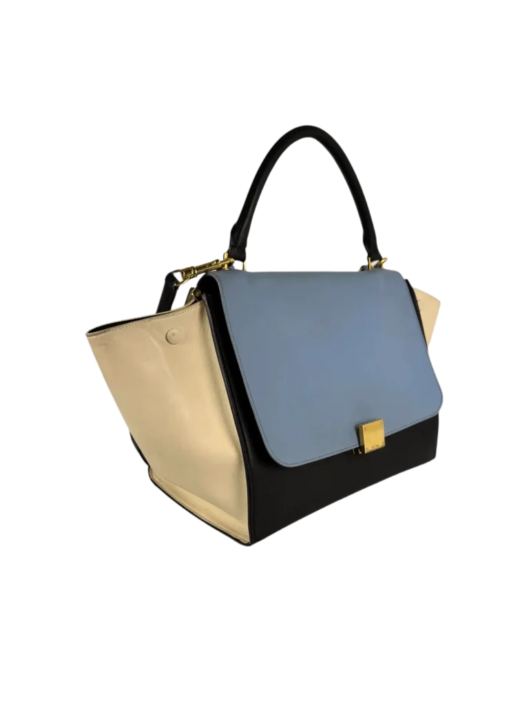 Trapeze leather shoulder bag, photo 2 of 10