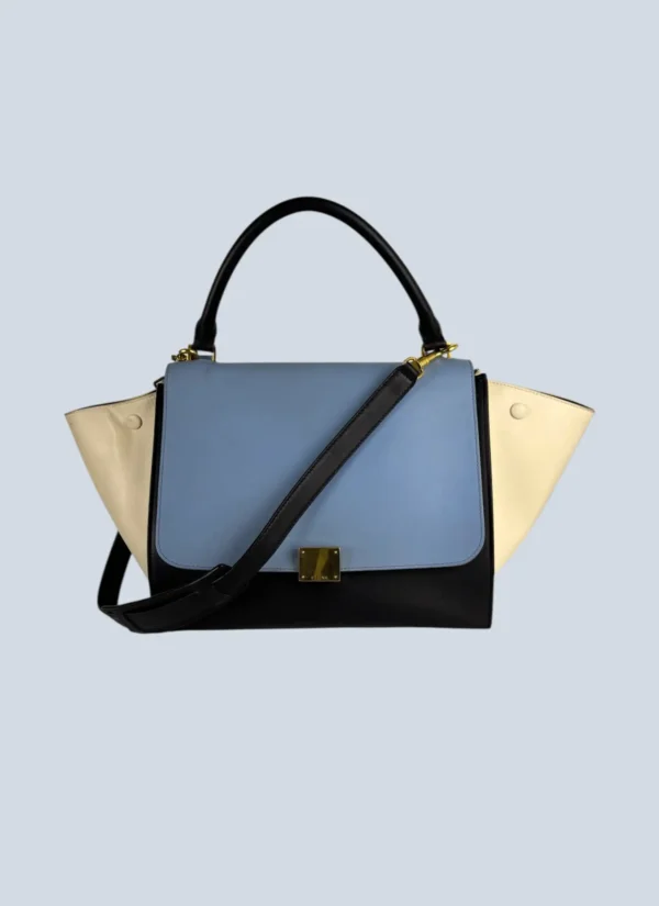 <b>Celine</b> <br> borsa a spalla Trapeze in pelle.