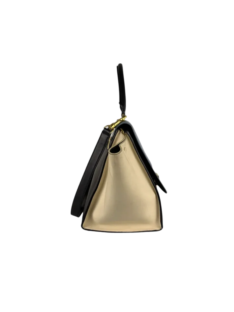 Trapeze leather shoulder bag, photo 3 of 10
