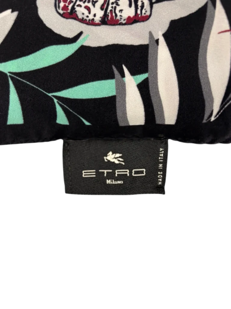Jungle print silk carré, photo 5 of 5