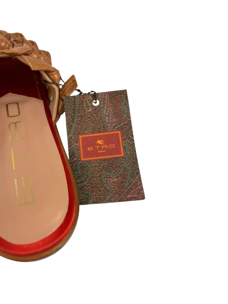 Braided leather sandals., photo 6 of 7
