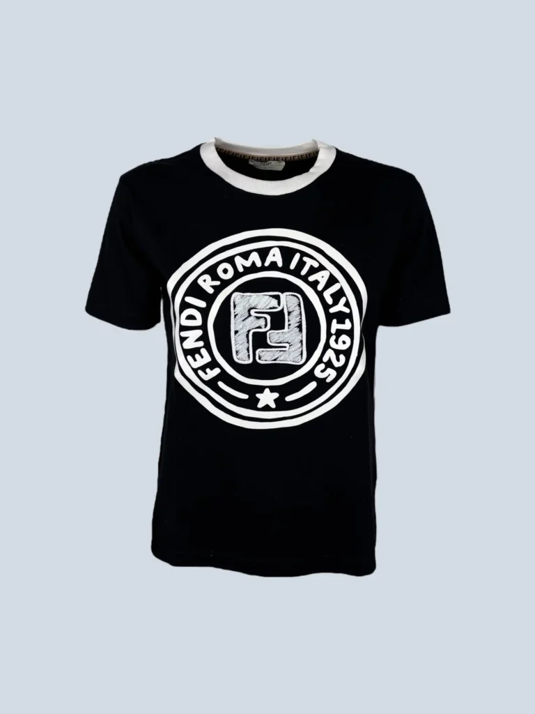 Cotton logo print T-shirt, S.