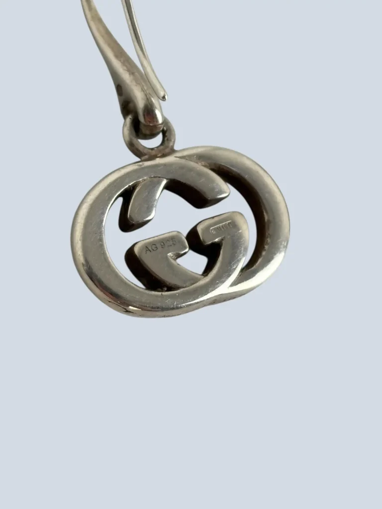 Silver Interlocking earrings, photo 4 of 4