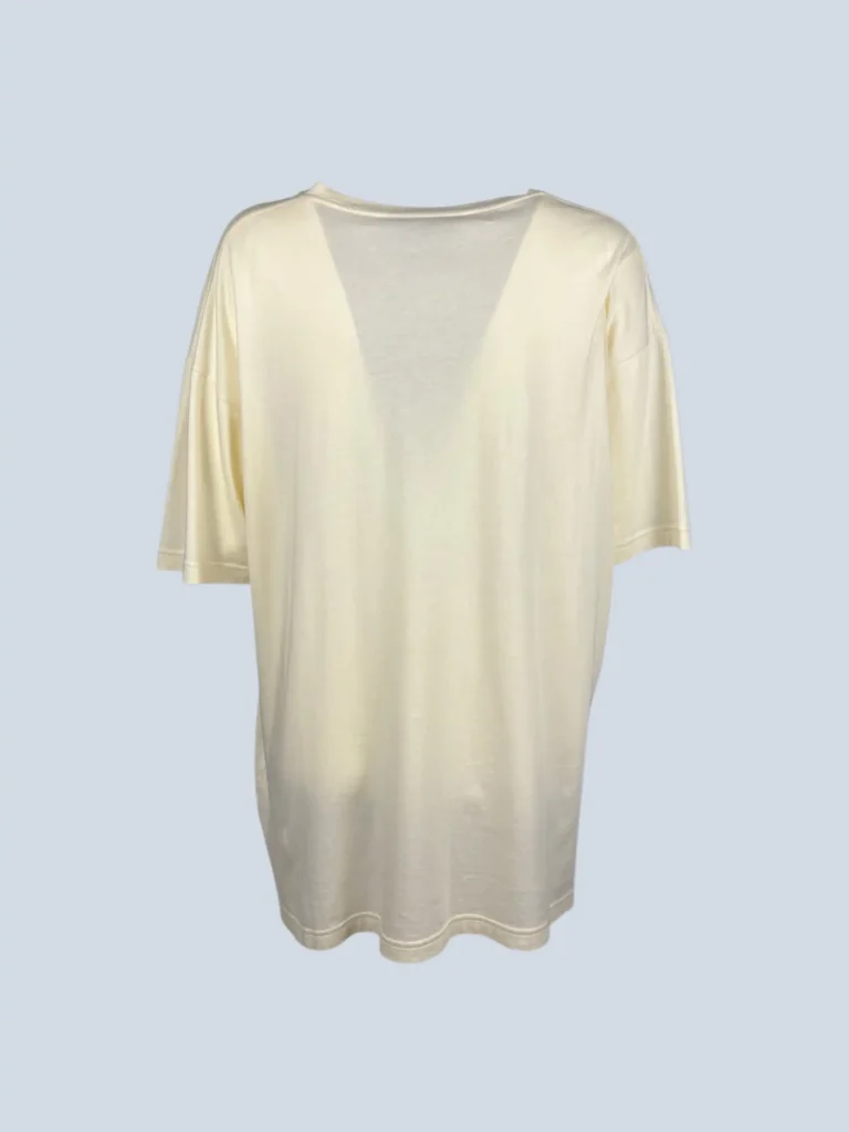 T-shirt in cotone con logo, L., foto 3 di 6