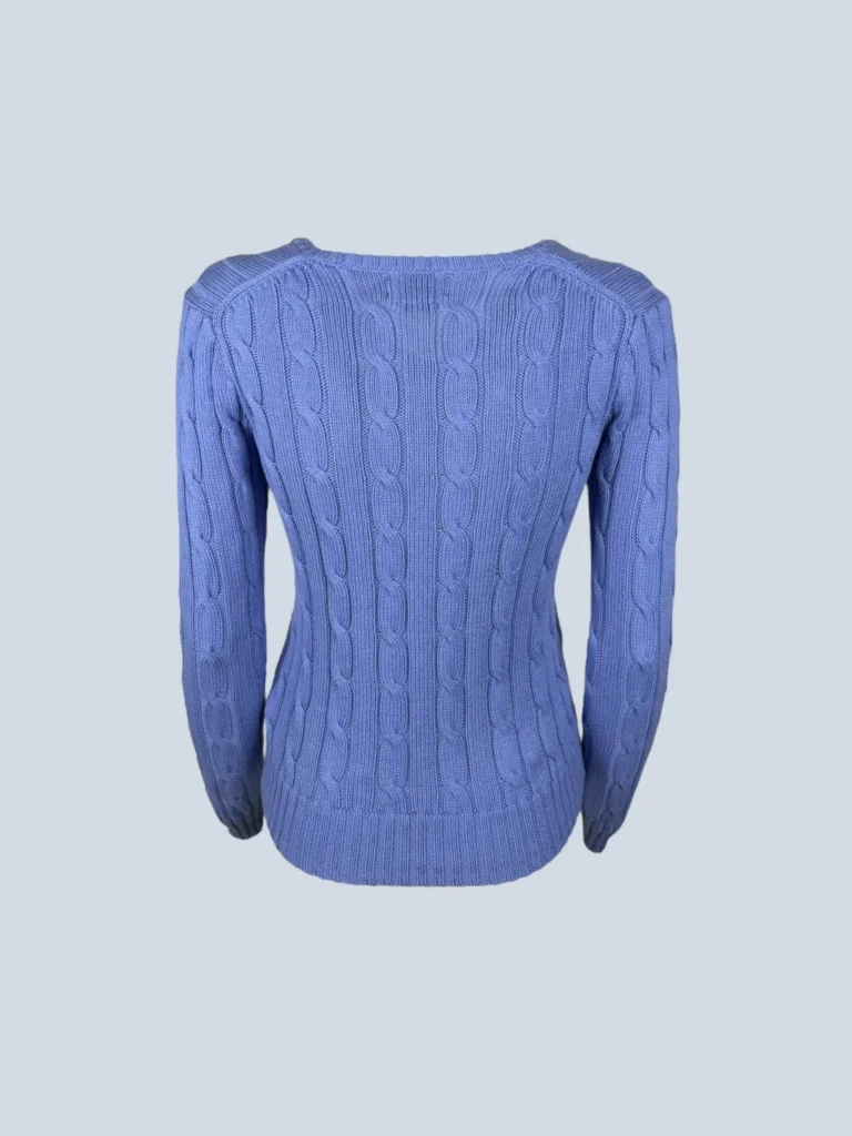 Polo Ralph Lauren, maglione in cotone con motivo a trecce, XS., foto 3 di 5