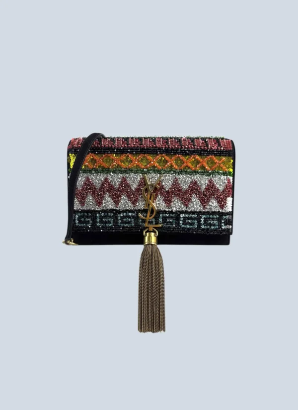 <b>Saint Laurent</b> <br> wallet on chain Kate con applicazioni.