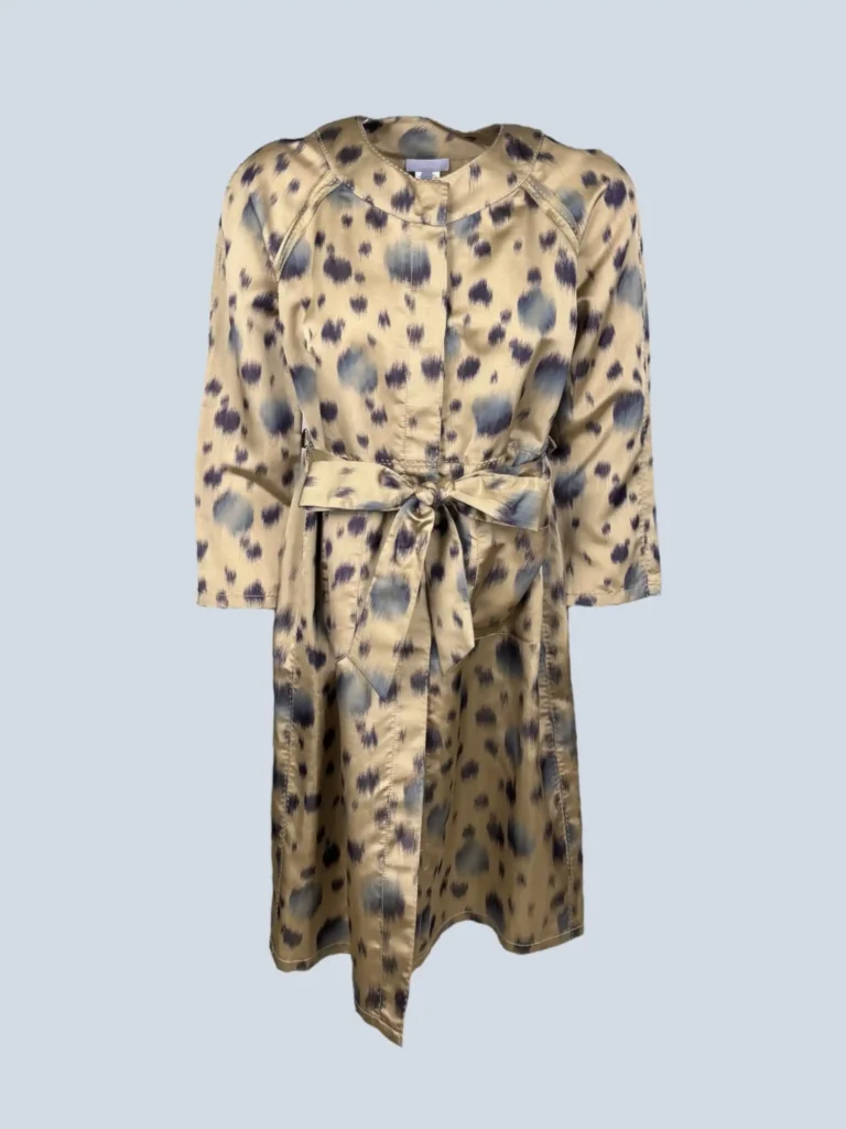 Animal print lightweight coat, 44.