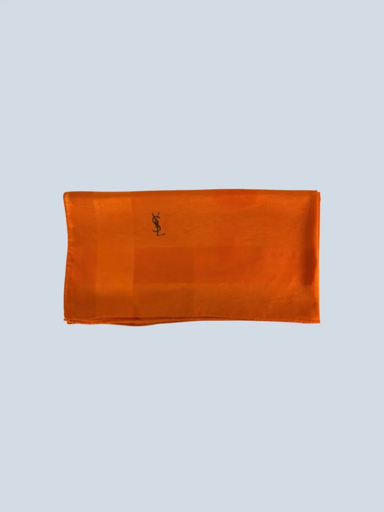 Foulard in seta con logo., foto 2 di 5