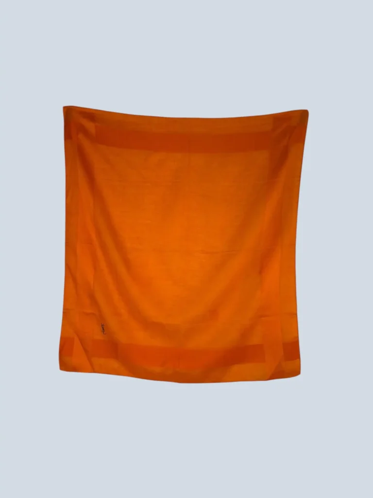 Foulard in seta con logo., foto 3 di 5
