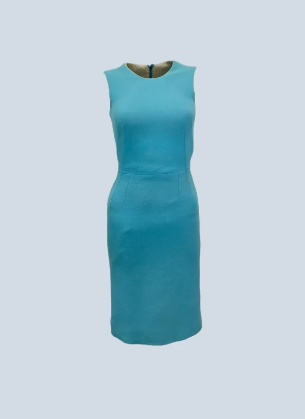 <b>Dolce&Gabbana</b><br> abito midi a tubino in misto seta, 38.