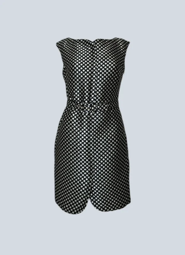 <b>Moschino Boutique</b><br> abito midi a pois con cintura, 40.