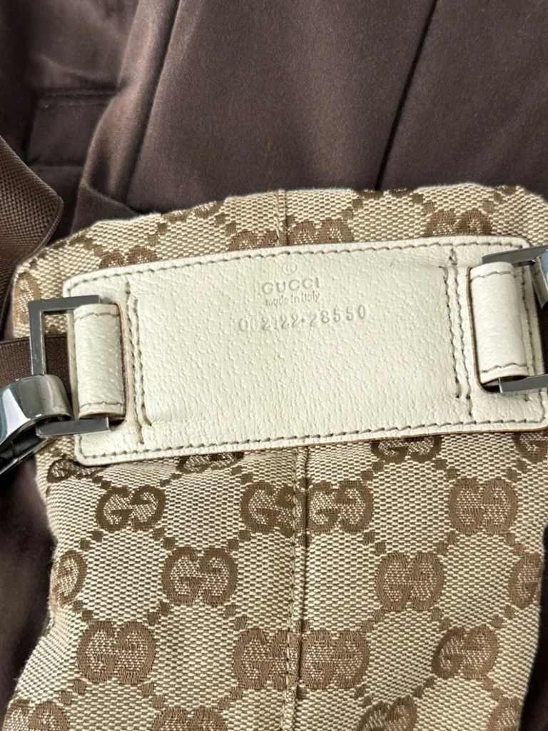 Baby carrier in tela Monogram e pelle., foto 4 di 6