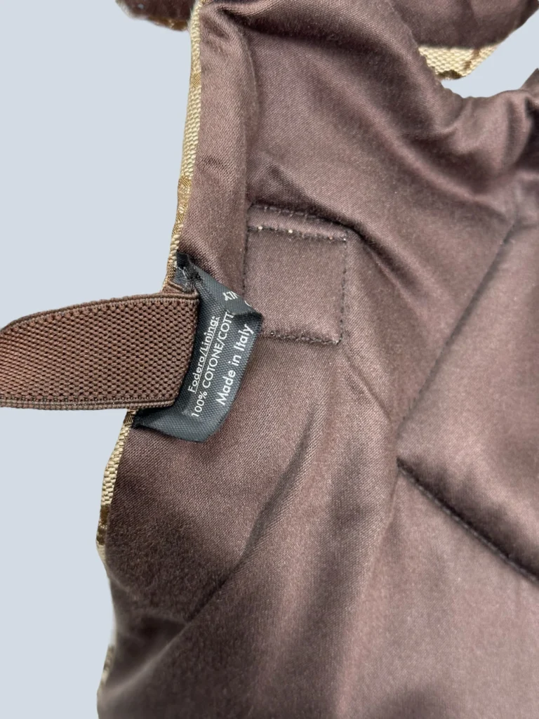 Baby carrier in tela Monogram e pelle., foto 6 di 6