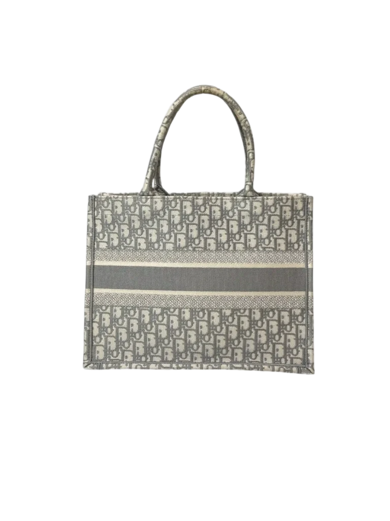 Borsa Dior Book Tote Media in tela jacquard., foto 3 di 12