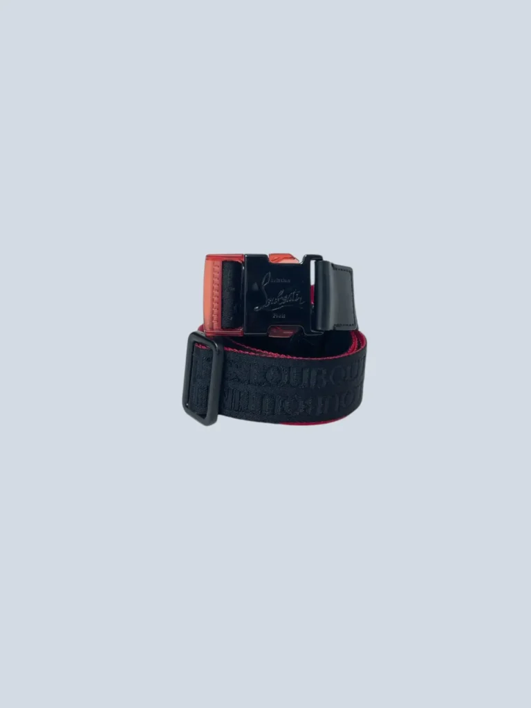 All-over logo nylon belt, UN., photo 2 of 7