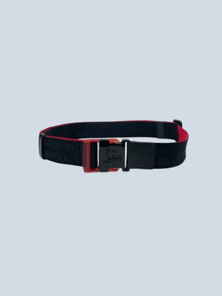 All-over logo nylon belt, UN.