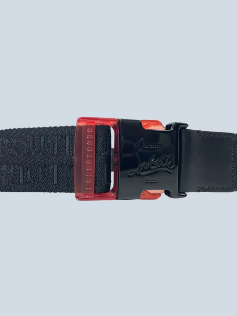 All-over logo nylon belt, UN., photo 4 of 7