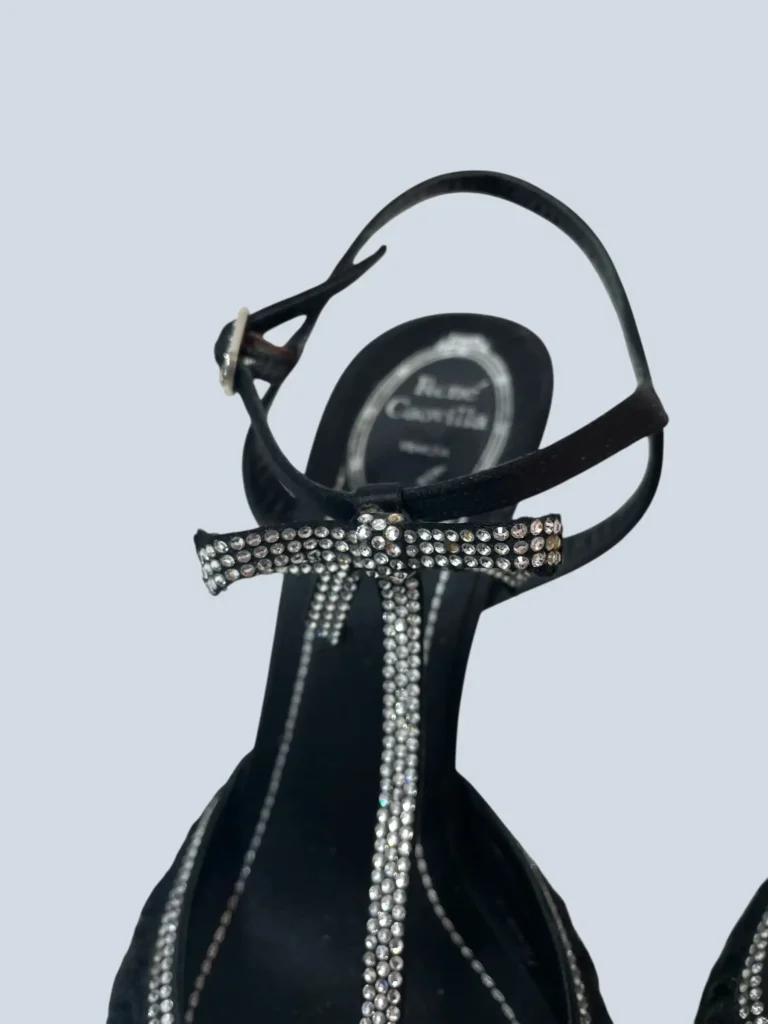 Décolleté in pelliccia e strass, 37,5., foto 8 di 8