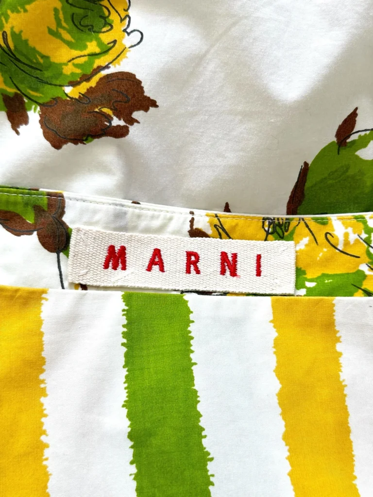 Gonna in cotone a righe e fiori, 44., foto 8 di 8