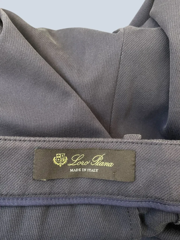 Pantaloni in cotone con zip, 40., foto 5 di 5