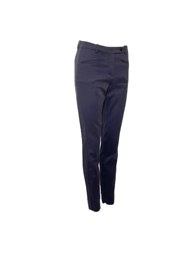 Pantaloni in cotone con zip., foto 2 di 5