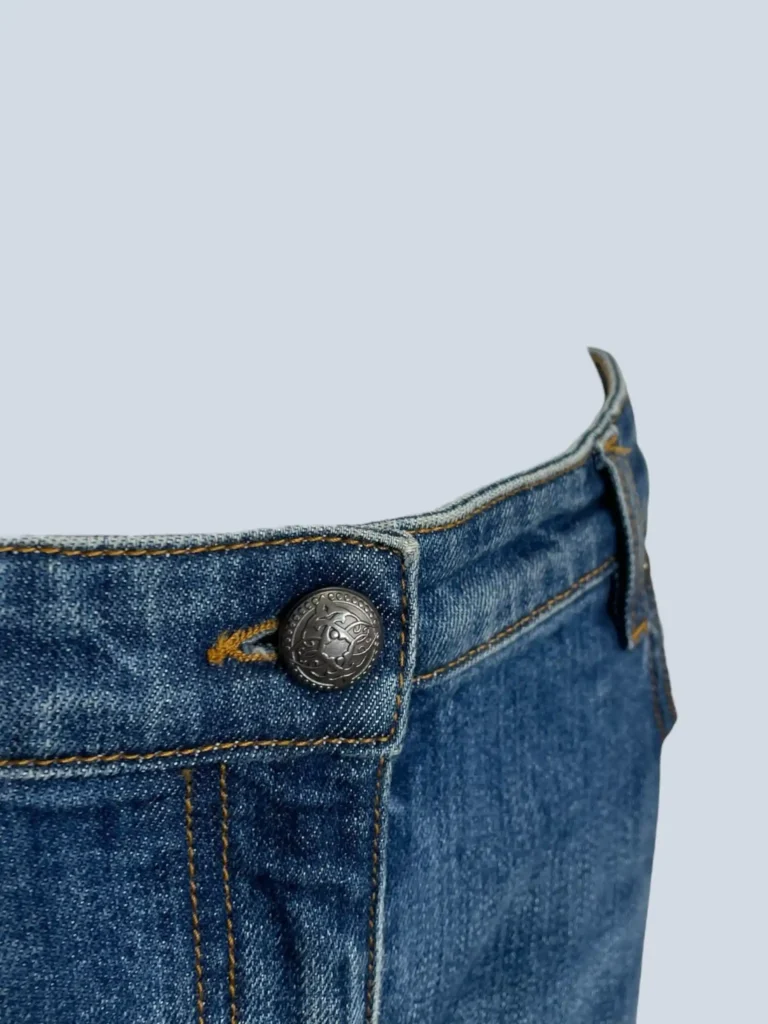 Pantaloni in denim con dettaglio floreale, 28., foto 8 di 8