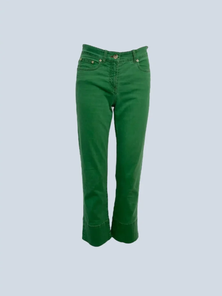 Pantaloni a zampa in denim, 40.