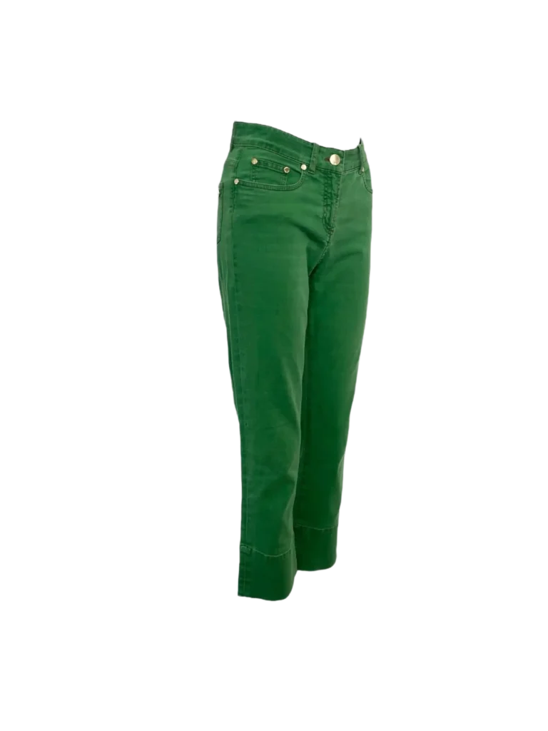 Pantaloni a zampa in denim., foto 2 di 7