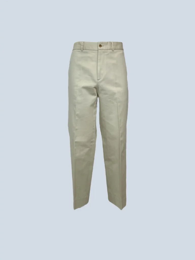 Embroidered chino trousers, 50.
