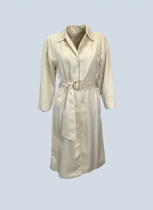 <b>Prada</b><br> spolverino monopetto in seta, 42.