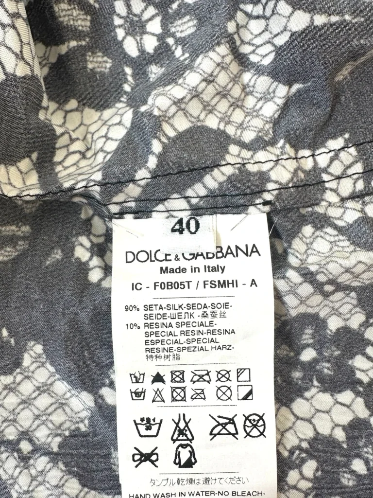 Lace print waxed silk trench, 40., photo 4 of 6