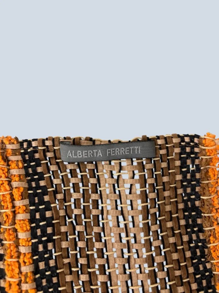Gilet in cotone intrecciato con frange, 40., foto 4 di 6