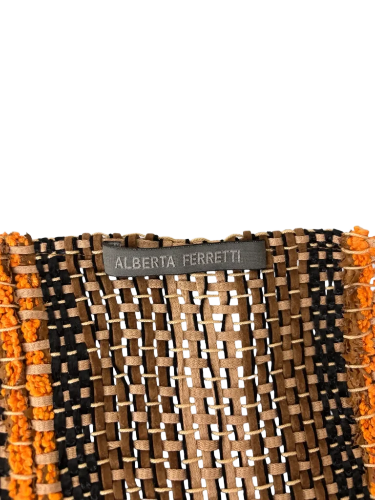 Woven cotton vest with fringe, photo 4 of 6