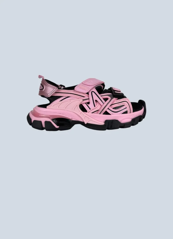 <b>Balenciaga</b> <br> sandali Track in gomma e pelle, 36.