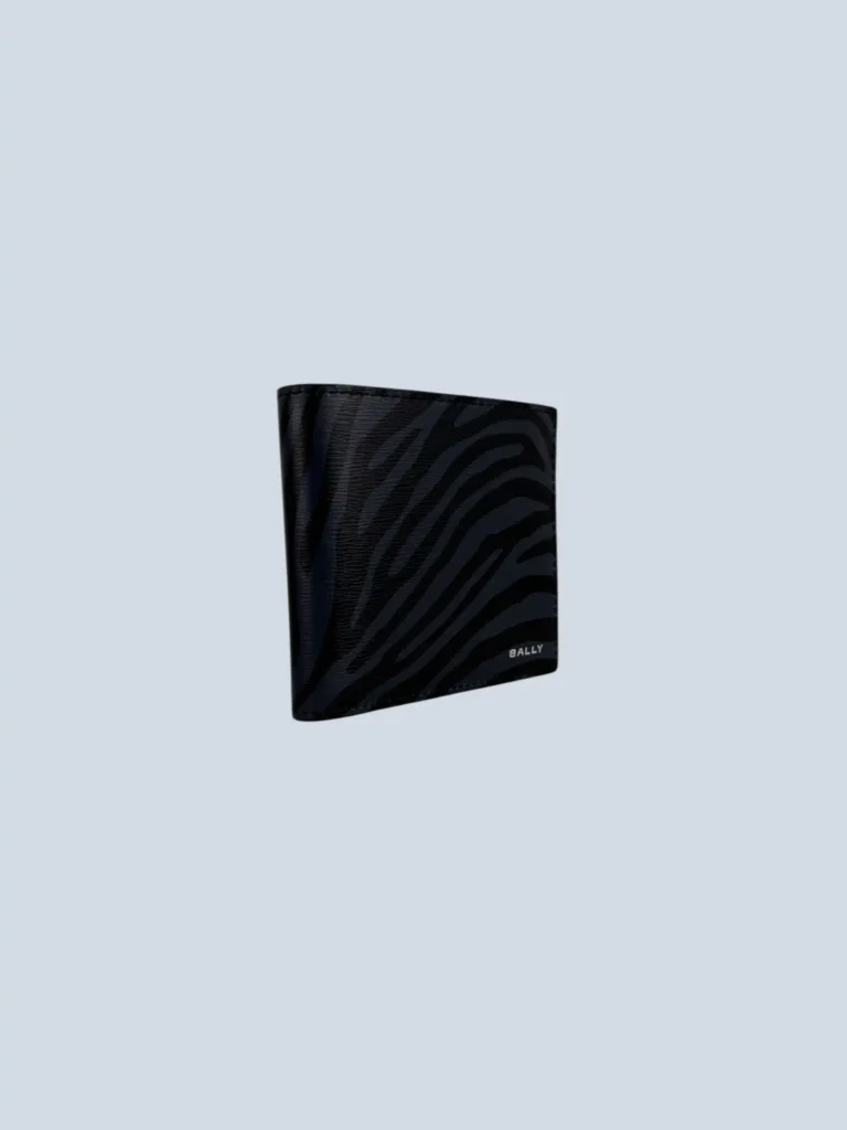 Zebra print leather bifold wallet, photo 2 of 8