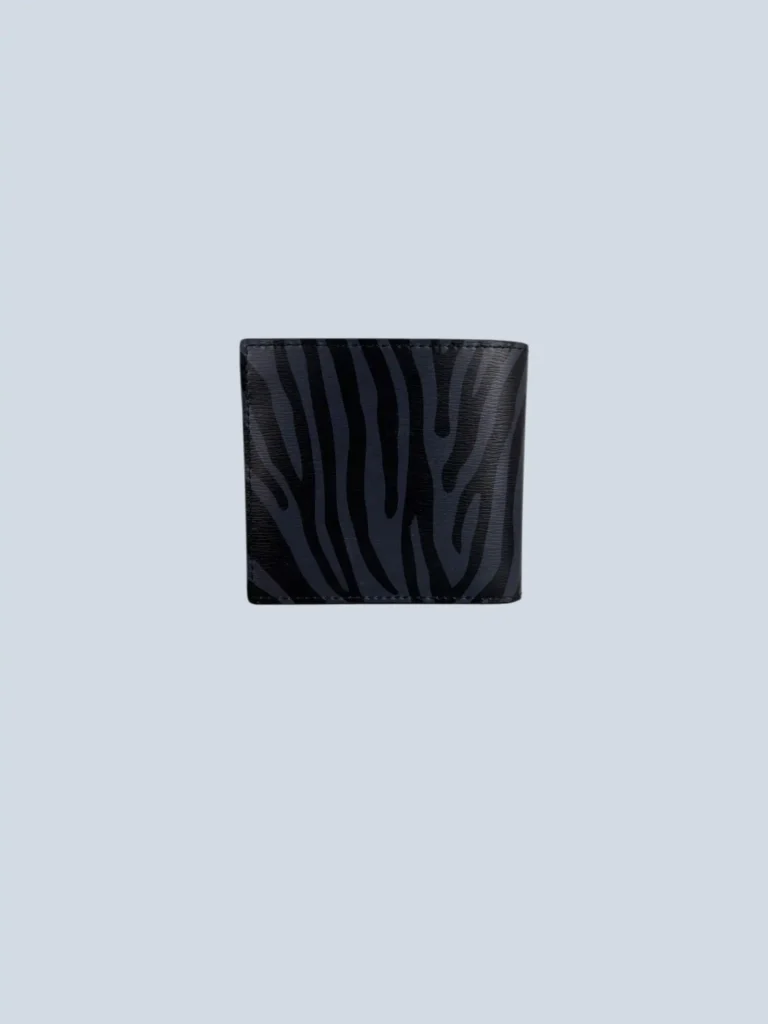 Zebra print leather bifold wallet, photo 4 of 8