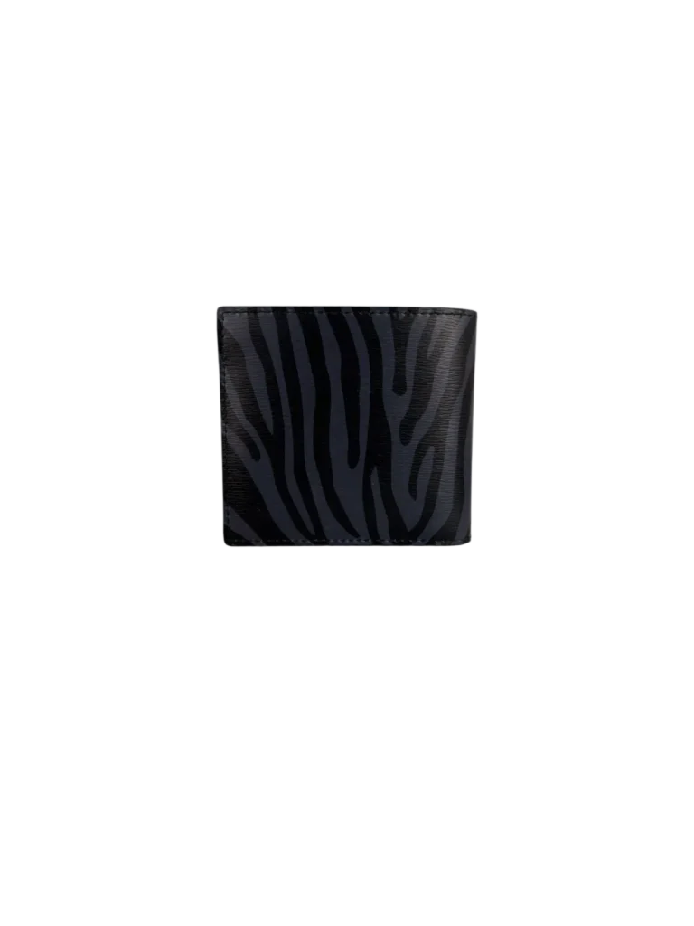 Zebra print leather bifold wallet, photo 4 of 8