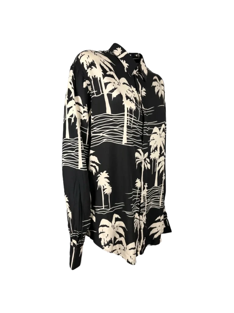 Camicia con stampa floreale., foto 2 di 7