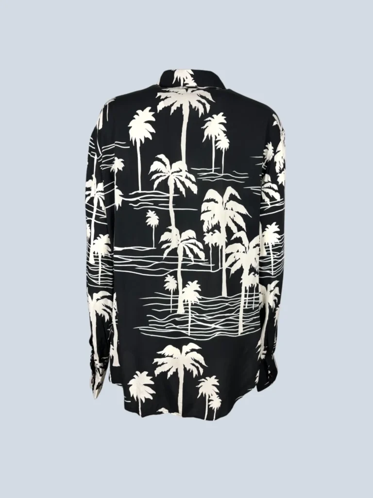 Camicia con stampa floreale, 40., foto 4 di 7