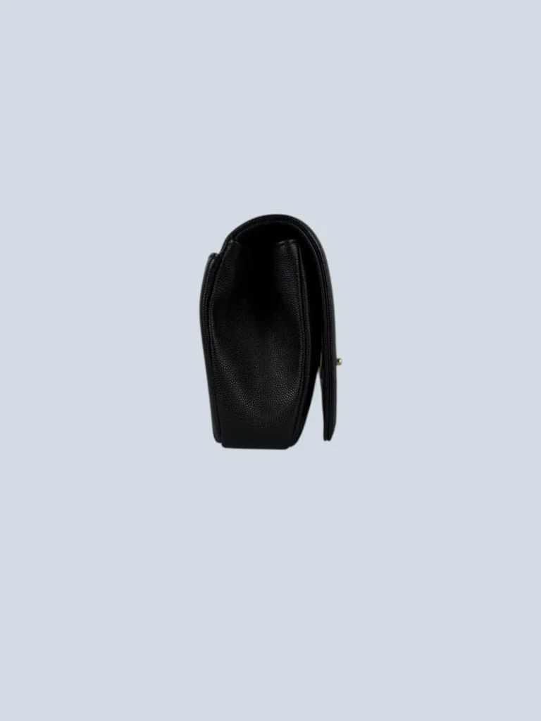 Pochette Captain Gold in pelle caviar.., foto 3 di 12