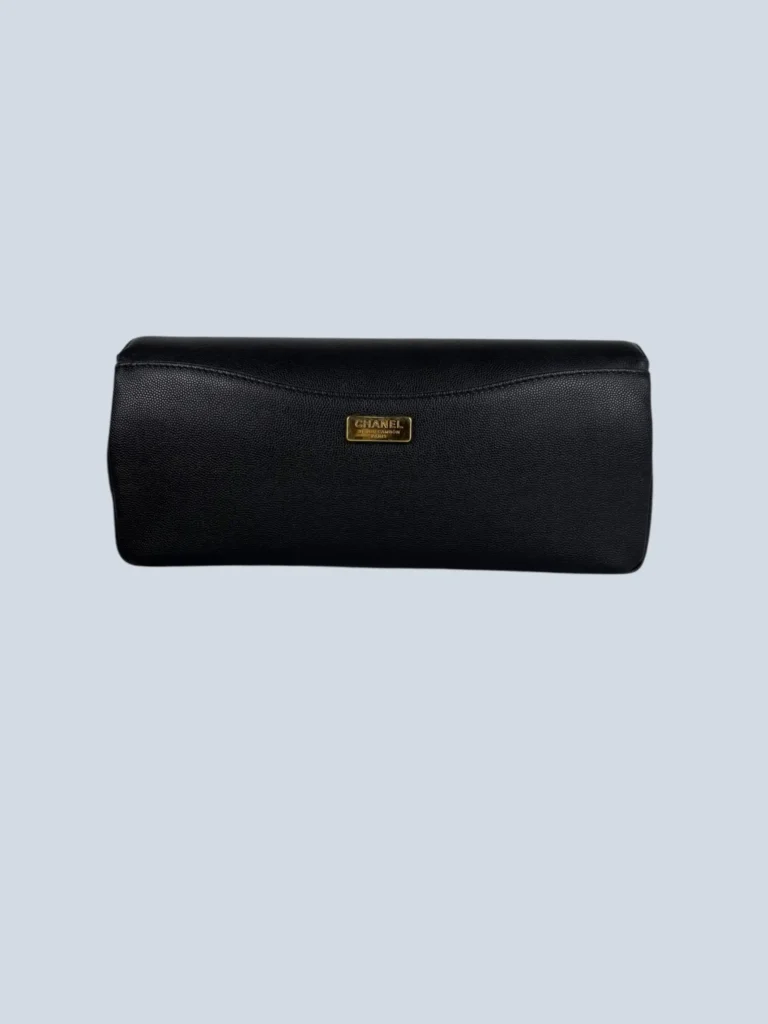 Pochette Captain Gold in pelle caviar.., foto 4 di 12